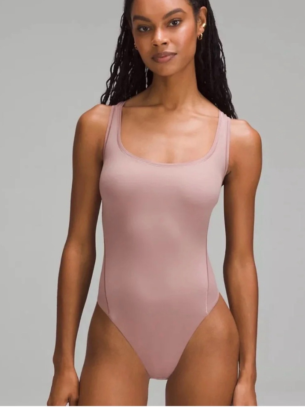 lululemon athletica Women's Scoop-Neck Bodysuit - Dusty Rose